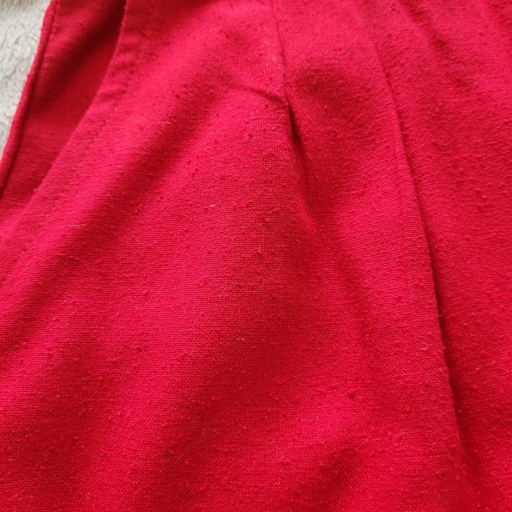 Brand New- High Waisted Pants in Raw Silk - Picture 9 of 10